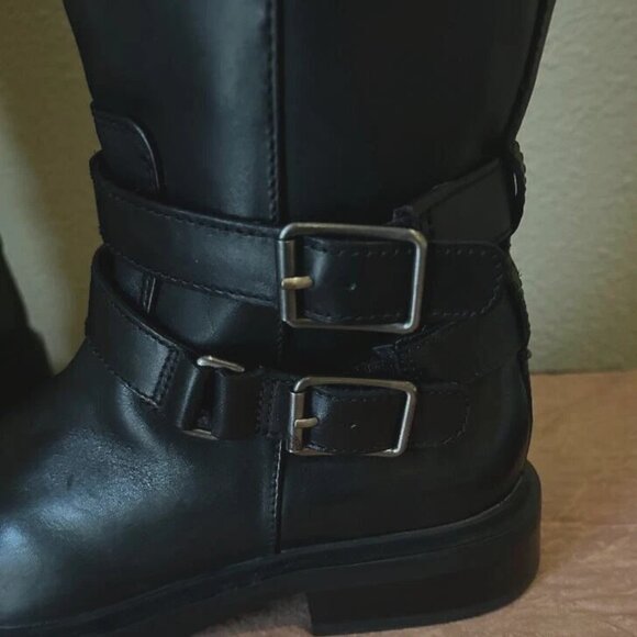 Sam Edelman Freda Leather Tall Boots in Black Size 8 M $225 NEW No Box - Picture 10 of 16
